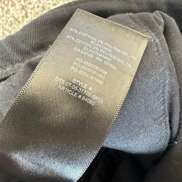 Aritzia Wilfred Maeve Cargo Jeans Black Size 2 Y2K Baggy Wide Leg Grunge Goth - Picture 9 of 11